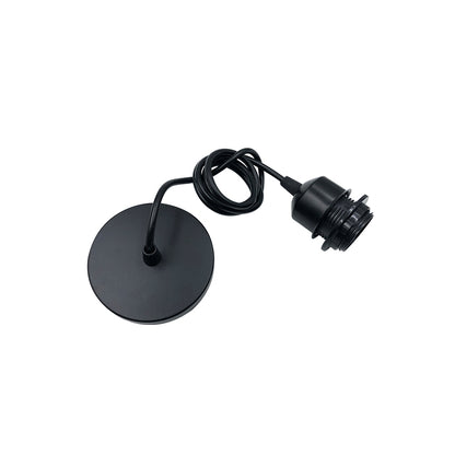 Vintage E27 Hanging Lamp Holder with 1m/1.5m Wire, Ceiling Pendant Light Socket Base for DIY Chandelier & Hanging Light