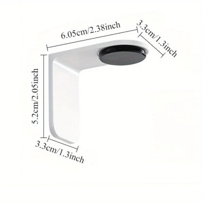 Magnetic 304 Stainless Steel Mouthwash Cup, Non-Perforated Toothbrush Holder Set, Toiletries Storage Box