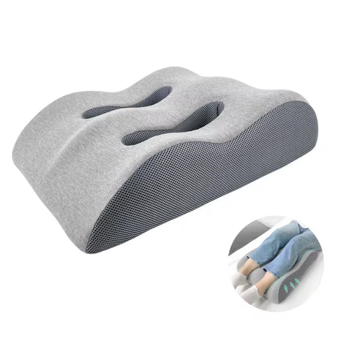 Ergonomic Memory Foam Leg Pillow, Foot Raiser Cushion, Stress Relief Support, Body Pillow for Pregnant Comfort