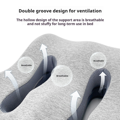 Ergonomic Memory Foam Leg Pillow, Foot Raiser Cushion, Stress Relief Support, Body Pillow for Pregnant Comfort