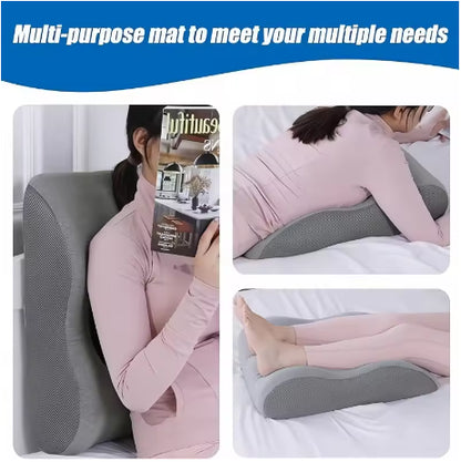 Ergonomic Memory Foam Leg Pillow, Foot Raiser Cushion, Stress Relief Support, Body Pillow for Pregnant Comfort