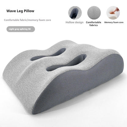 Ergonomic Memory Foam Leg Pillow, Foot Raiser Cushion, Stress Relief Support, Body Pillow for Pregnant Comfort