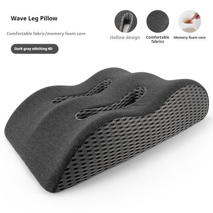 Ergonomic Memory Foam Leg Pillow, Foot Raiser Cushion, Stress Relief Support, Body Pillow for Pregnant Comfort