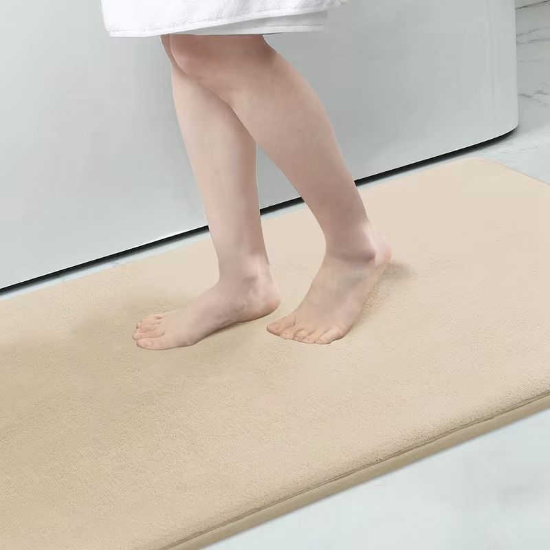 Homaxy Super Absorbent Memory Foam Bath Mat – Non-Slip Bathroom & Bedroom Rug
