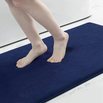 Homaxy Super Absorbent Memory Foam Bath Mat – Non-Slip Bathroom & Bedroom Rug