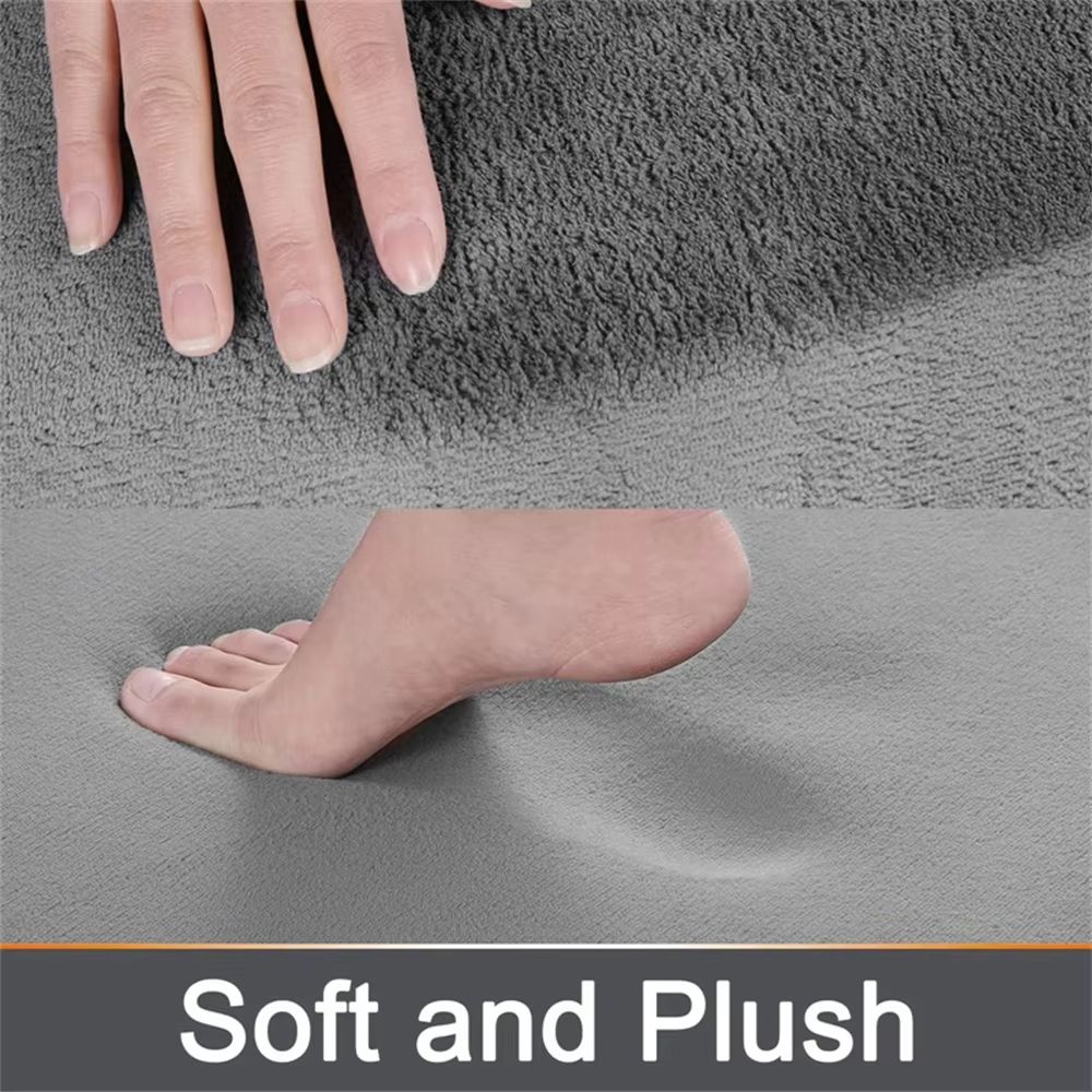 Homaxy Super Absorbent Memory Foam Bath Mat – Non-Slip Bathroom & Bedroom Rug