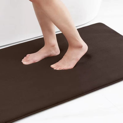 Homaxy Super Absorbent Memory Foam Bath Mat – Non-Slip Bathroom & Bedroom Rug
