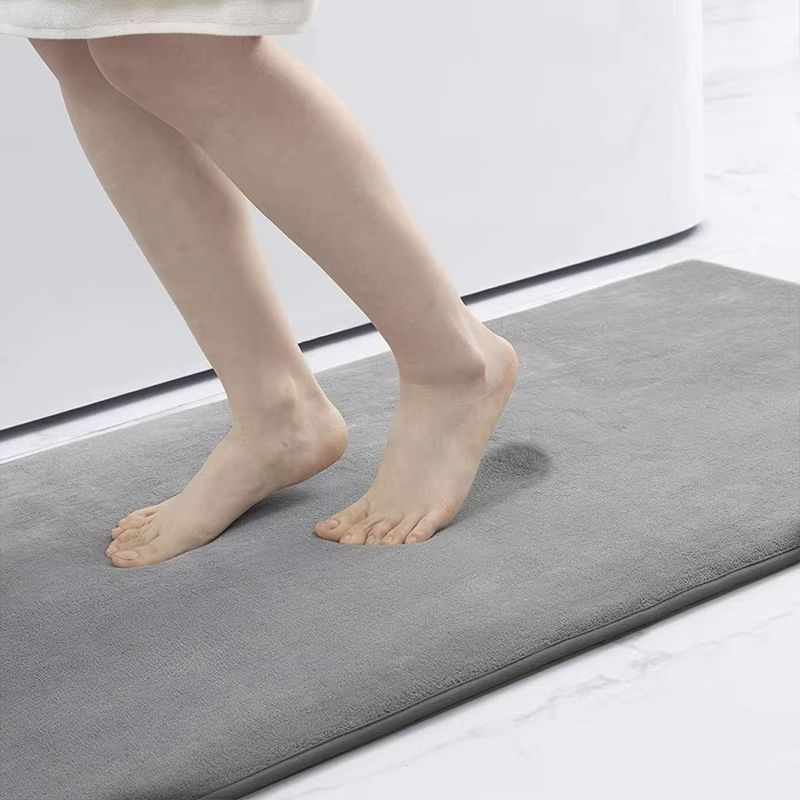 Homaxy Super Absorbent Memory Foam Bath Mat – Non-Slip Bathroom & Bedroom Rug