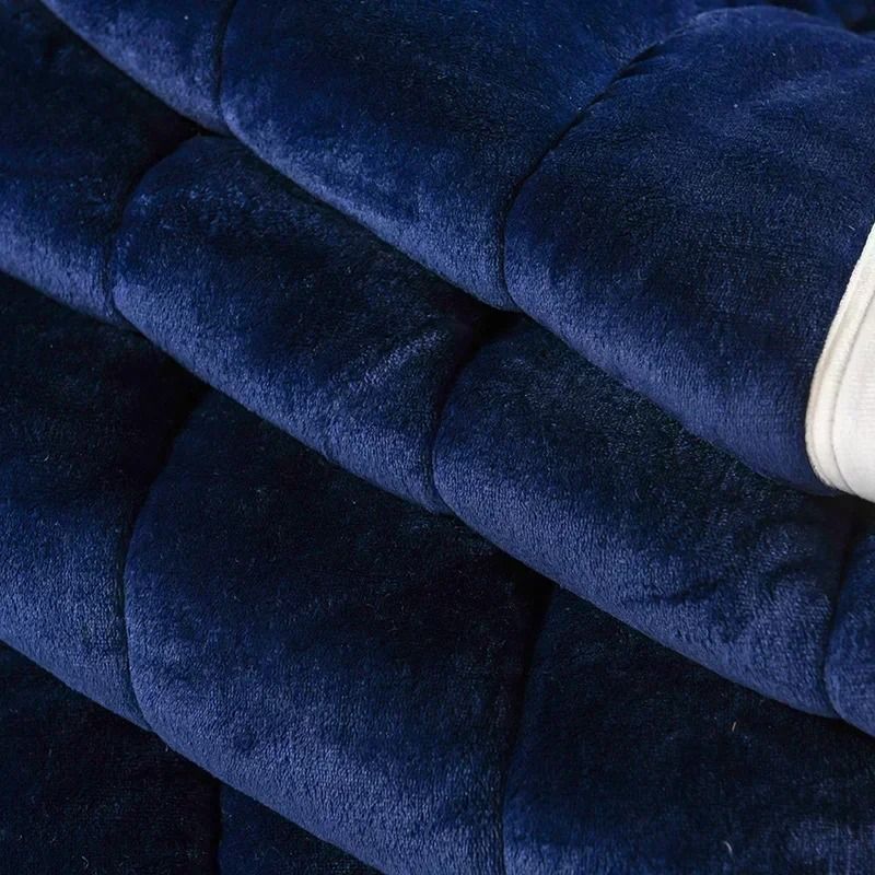 Luxury Flannel Fleece Blanket with Lambs wool Lining