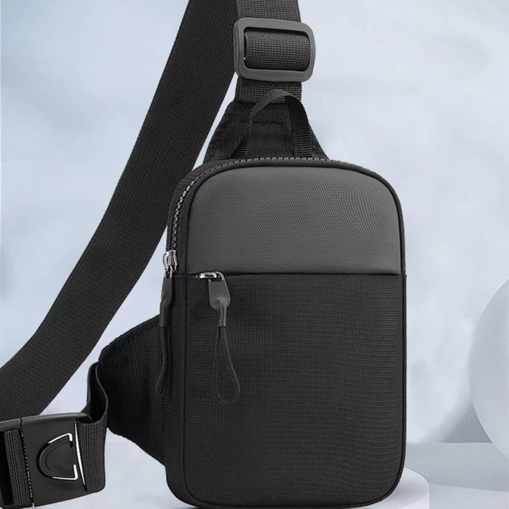 Men's Canvas Chest Bag – Small Crossbody Sling Bag for Everyday Carry