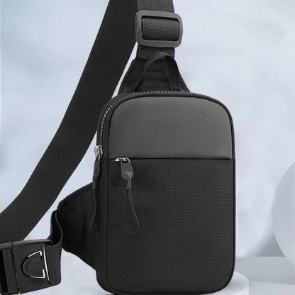 Men's Canvas Chest Bag – Small Crossbody Sling Bag for Everyday Carry