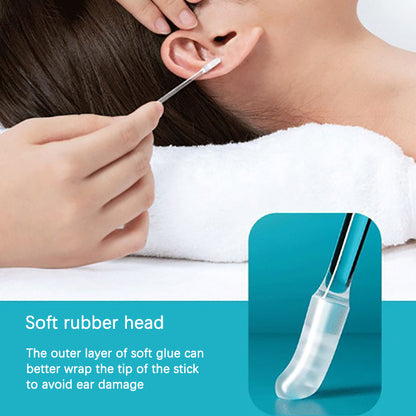 Professional Disposable Silicone Ear Wax Remover Sticky Ear Pick, Reusable Adhesive Ear Cleaner for Kids, Adults
