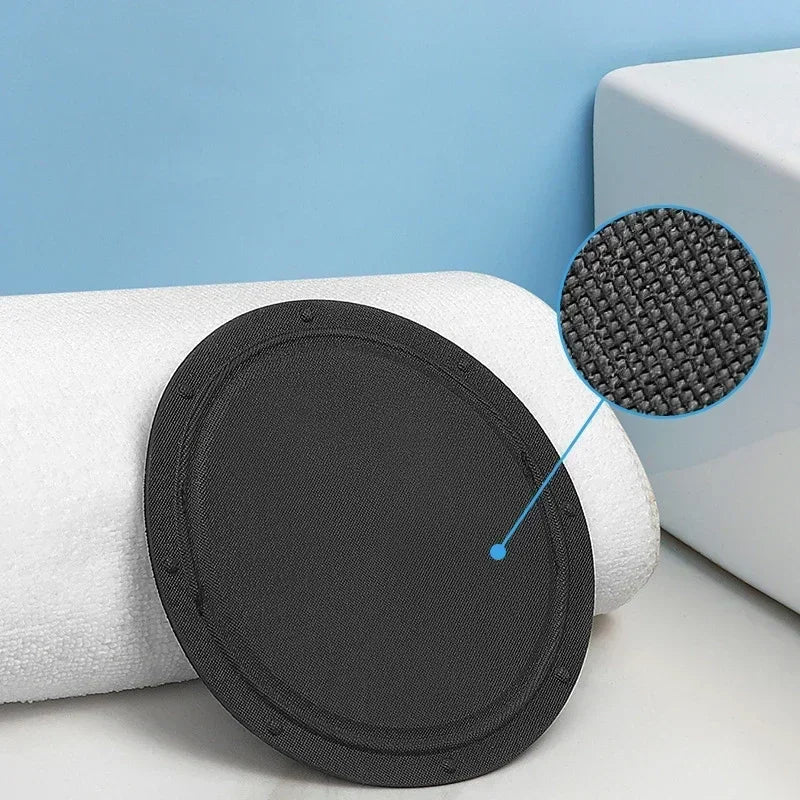 Exfoliating Skin Gloves & Black Body Cleaning Rubber Soft Brush, Home Hotel Bathroom Shower Glove Back Scrubber Bathing