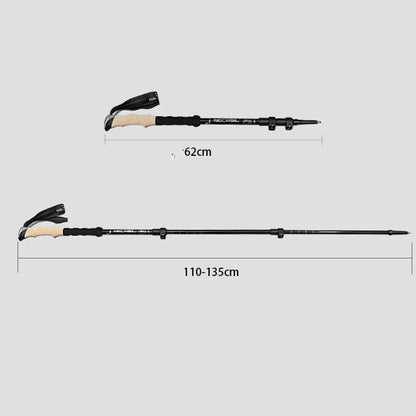 2PCS Trekking Poles Walking Sticks Alpenstock, Telescopic Ultralight Premium, Adjustable Quick Lock Hiking Cane