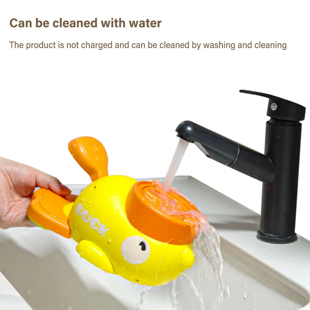 Yellow Duck-Shaped Interactive Dog Treat Dispenser, Durable Plastic Puzzle Toy for Training & Slow Feeding