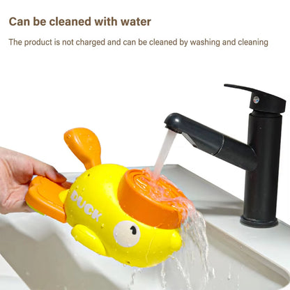 Yellow Duck-Shaped Interactive Dog Treat Dispenser, Durable Plastic Puzzle Toy for Training & Slow Feeding