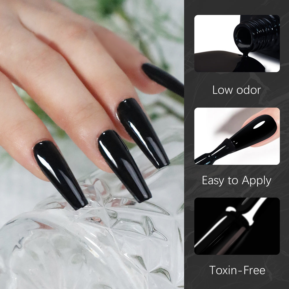 Professional Custom Nail Supplies Nails Gels Nail Polish OEM Logo Super White Gel Polish Super Black Beauty Products