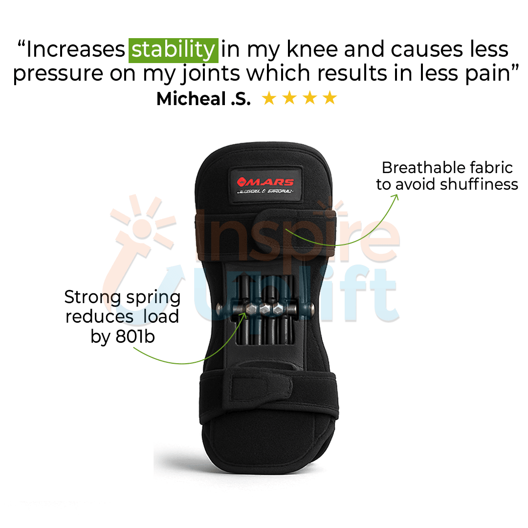 Power Knee Stabilizer Pads for Pain Relief & Everyday Knee Support