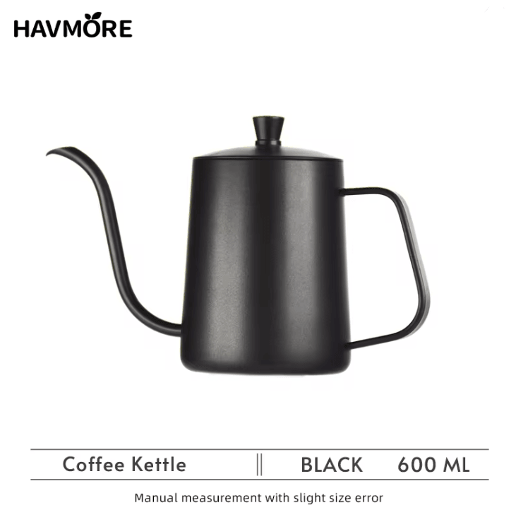 Precision Pour Stainless Steel Gooseneck Coffee Kettle 600ml