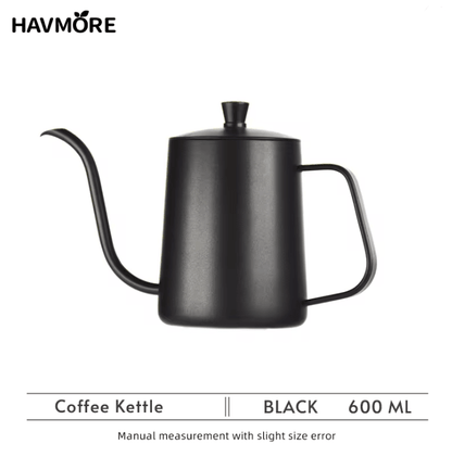 Precision Pour Stainless Steel Gooseneck Coffee Kettle 600ml