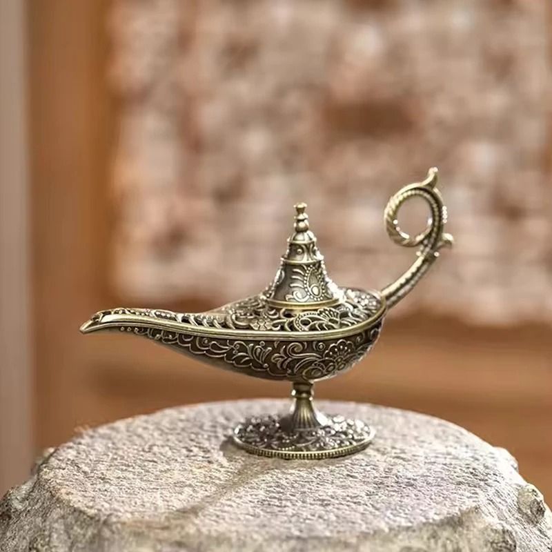 Antique Style Metal Incense Burner And Candle Holder