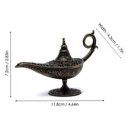 Antique Style Metal Incense Burner And Candle Holder