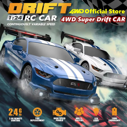 4WD RC Drift Car – High-Speed Remote Control Racing Car with GTRPRO/AE86PRO Design