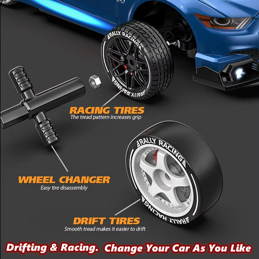 4WD RC Drift Car – High-Speed Remote Control Racing Car with GTRPRO/AE86PRO Design