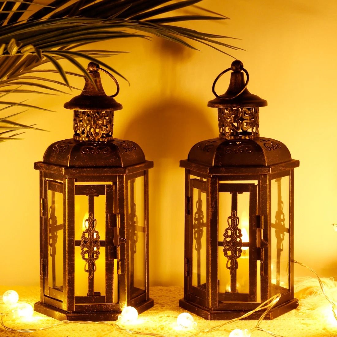 Vintage Nordic Hanging Lantern Candle Holder For Home And Wedding Decor