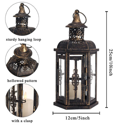 Vintage Nordic Hanging Lantern Candle Holder For Home And Wedding Decor