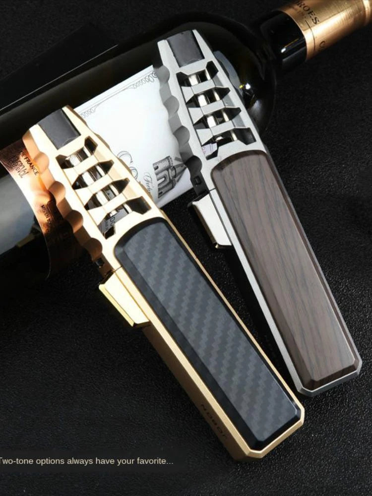 JOBON Jet Flame Pen Airbrush Butane Tube Lighter, Windproof Metal Gas Kitchen BBQ & Cigar Torch