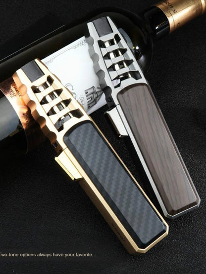 JOBON Jet Flame Pen Airbrush Butane Tube Lighter, Windproof Metal Gas Kitchen BBQ & Cigar Torch
