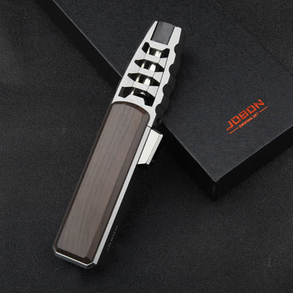 JOBON Jet Flame Pen Airbrush Butane Tube Lighter, Windproof Metal Gas Kitchen BBQ & Cigar Torch