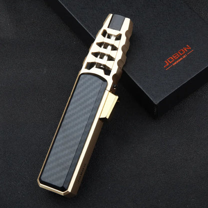 JOBON Jet Flame Pen Airbrush Butane Tube Lighter, Windproof Metal Gas Kitchen BBQ & Cigar Torch