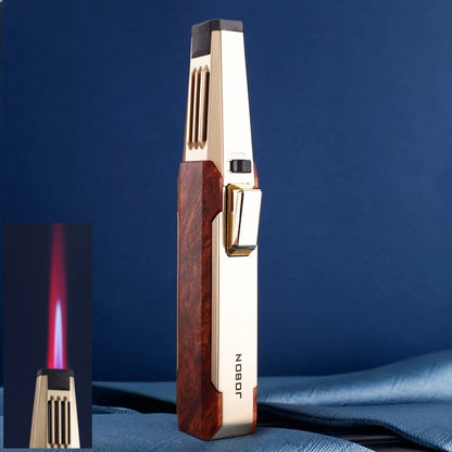 JOBON Jet Flame Pen Airbrush Butane Tube Lighter, Windproof Metal Gas Kitchen BBQ & Cigar Torch