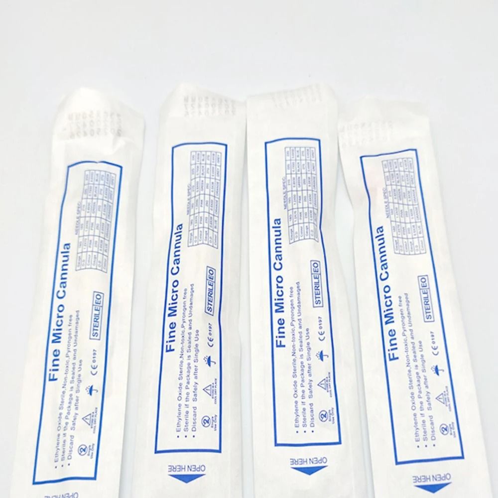 Disposable Blunt Tip Cannula Needles for Filler Injections Assorted Sizes