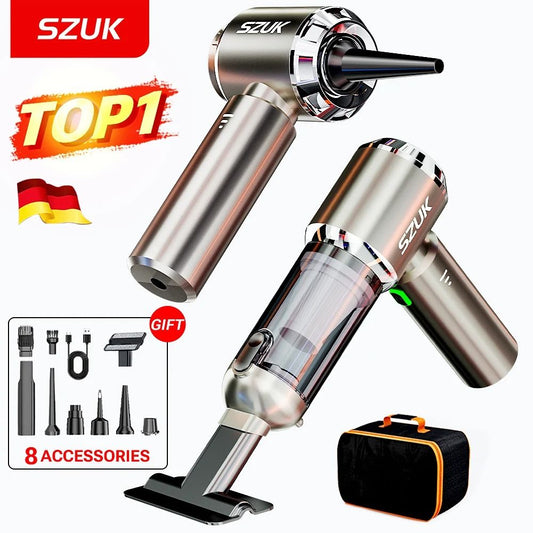 Mini Car Vacuum Cleaner 985000Pa Powerful Wireless Handheld Portable Cleaner