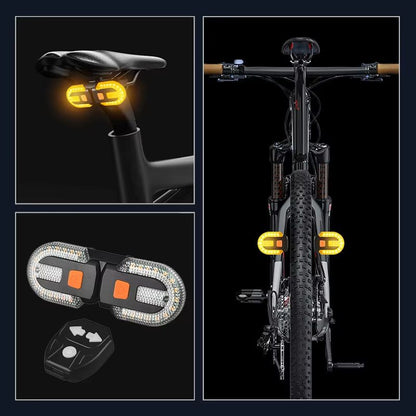 Wireless Bike Turn Signal Light with Remote for Safer Rides