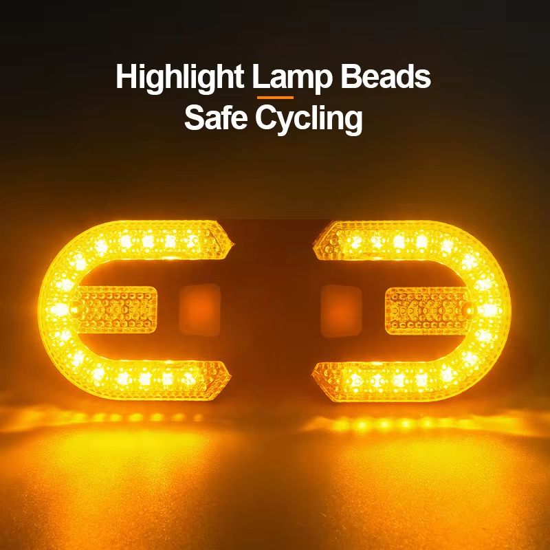 Wireless Bike Turn Signal Light with Remote for Safer Rides