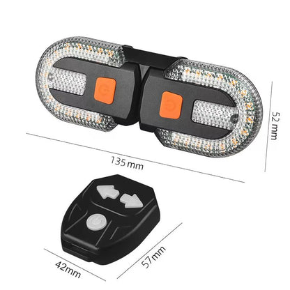 Wireless Bike Turn Signal Light with Remote for Safer Rides