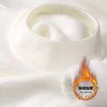 mock neck / white
