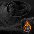 mock neck / black