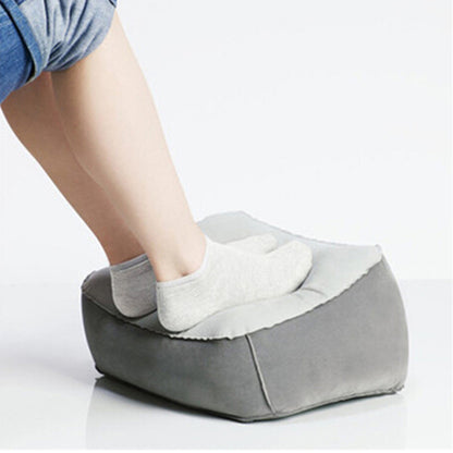 Inflatable Footrest Pillow PVC Foot Rest, Air Pillow Cushion for Travel, Office, Home, Under Desk, Relaxing Feet Tools