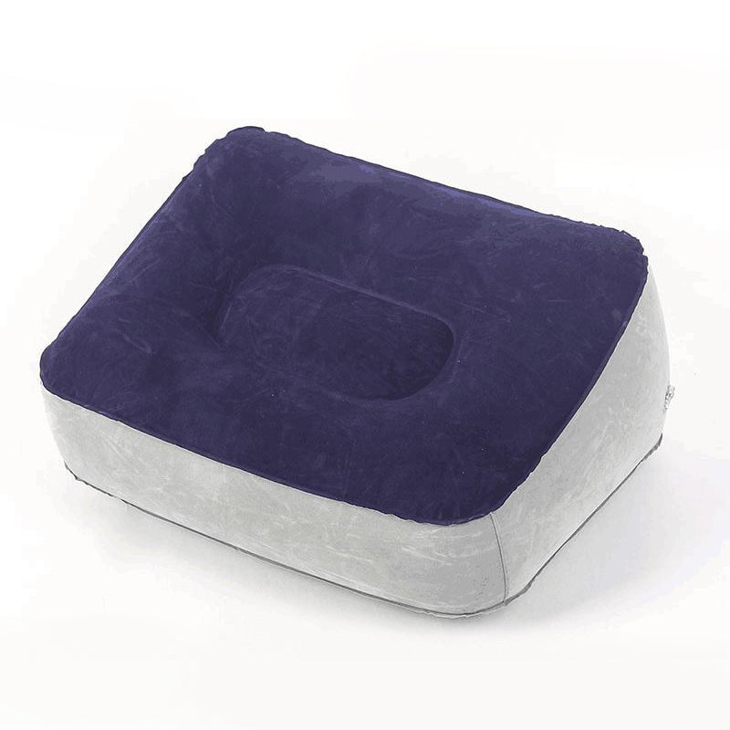 Inflatable Footrest Pillow PVC Foot Rest, Air Pillow Cushion for Travel, Office, Home, Under Desk, Relaxing Feet Tools