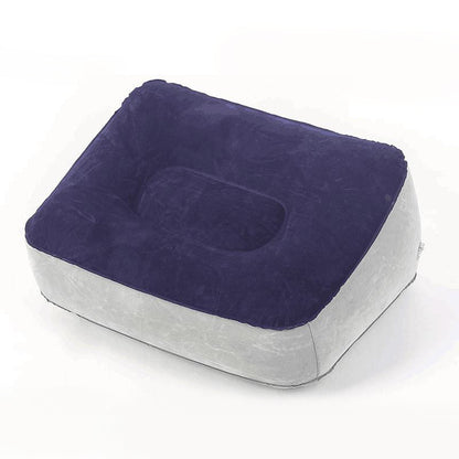 Inflatable Footrest Pillow PVC Foot Rest, Air Pillow Cushion for Travel, Office, Home, Under Desk, Relaxing Feet Tools