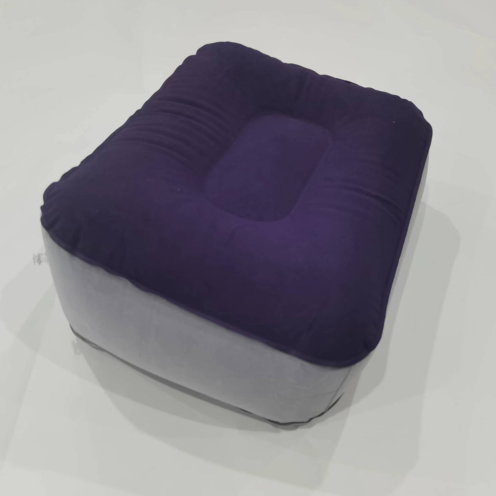 Inflatable Footrest Pillow PVC Foot Rest, Air Pillow Cushion for Travel, Office, Home, Under Desk, Relaxing Feet Tools