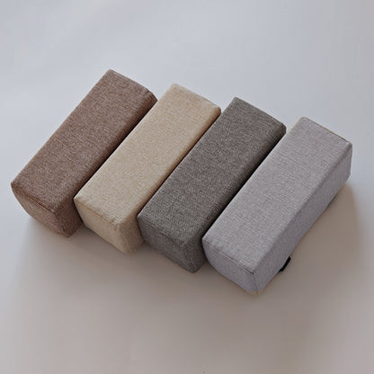 Cotton Linen Foam Armrest Pads, Elbow Pillow Chair Cushion Pads, Arm Rest for Office Chair Armrest Support, Elbow Relief