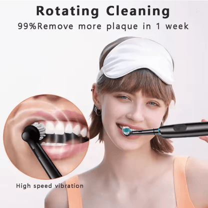 Rechargeable Rotary Electric Toothbrush for Adults with 8 Soft Brush Heads