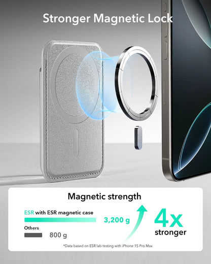 ESR MagSafe Wallet 5 Card Holder with Magnetic Strength for iPhone