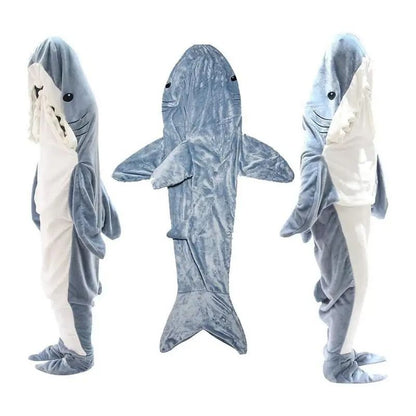 Wearable Shark Sleeping Bag Pajamas Blanket
